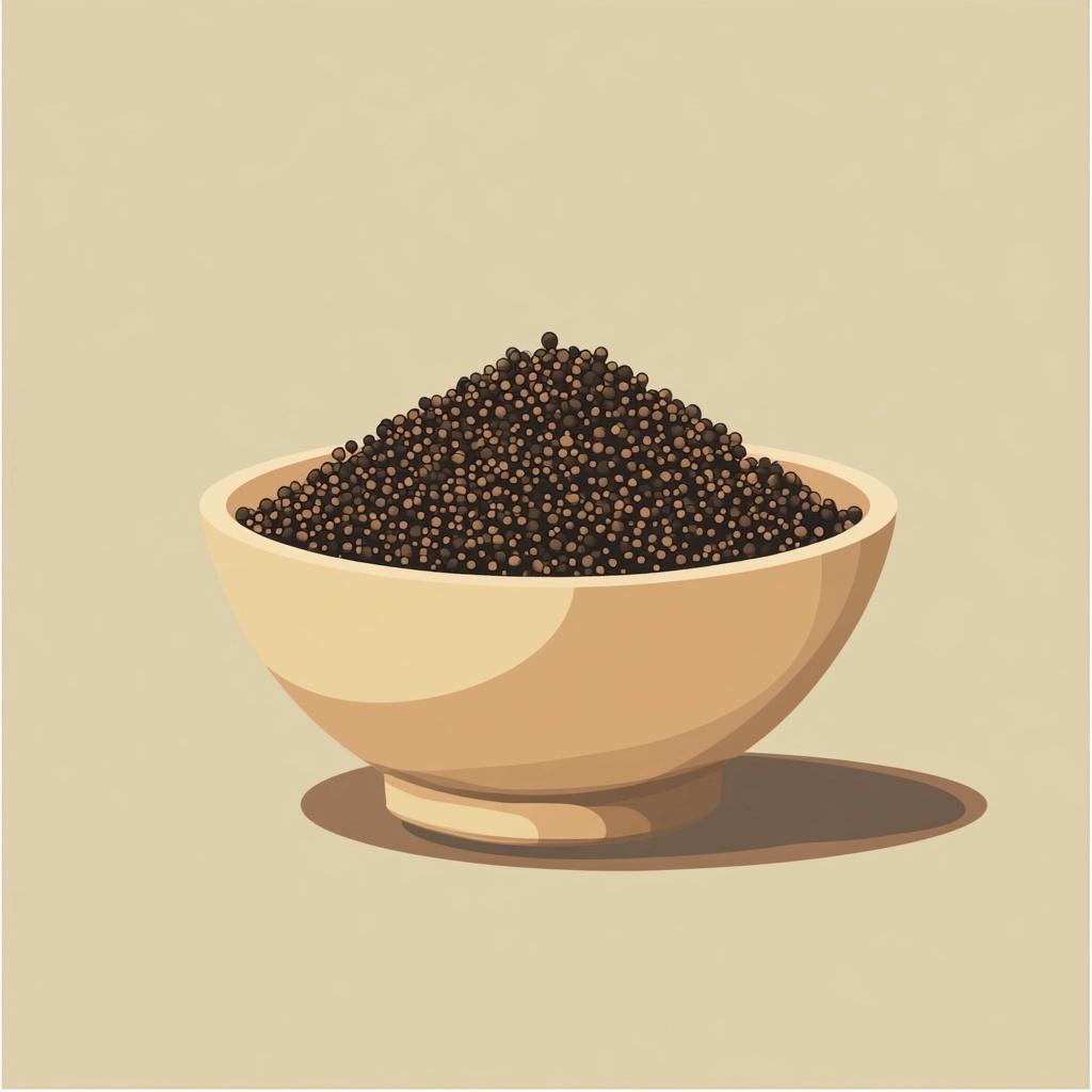 ground black pepper